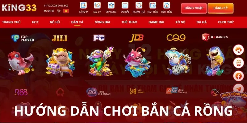 Cách để chơi game bắn cá Rồng