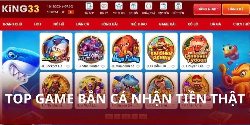 TOP 3 tựa game bắn cá nhận tiền thật đáng thử nhất năm nay