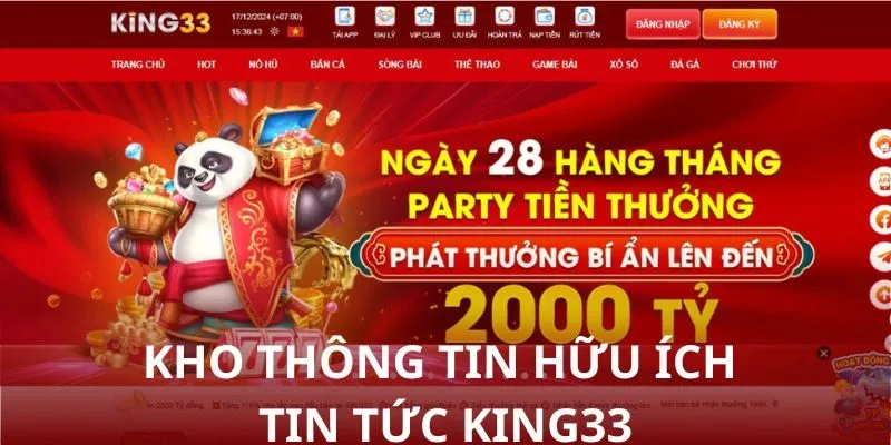 Tin tức KING33 - Kho thông tin hữu ích cho cược thủ